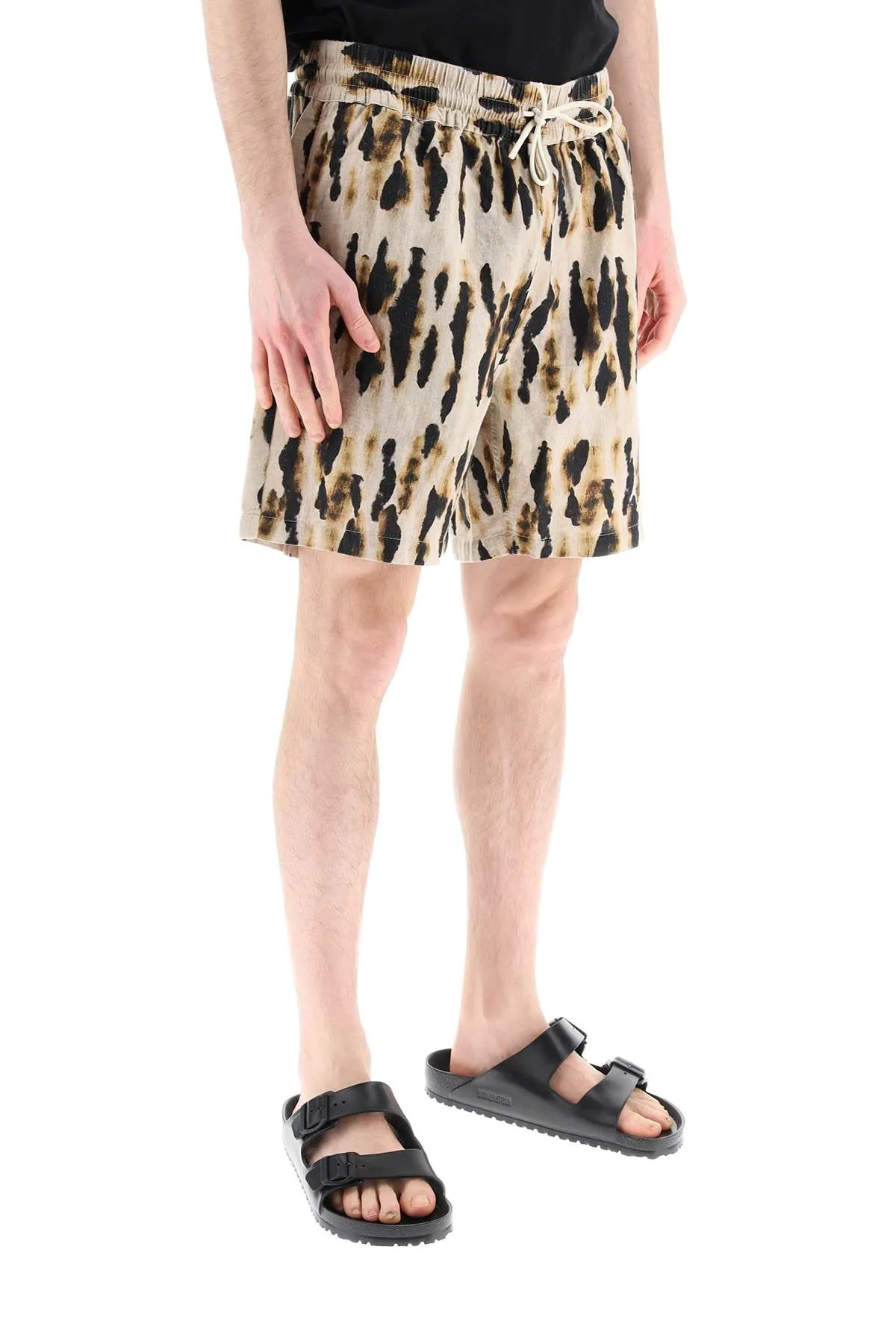 borra' linen cotton shorts