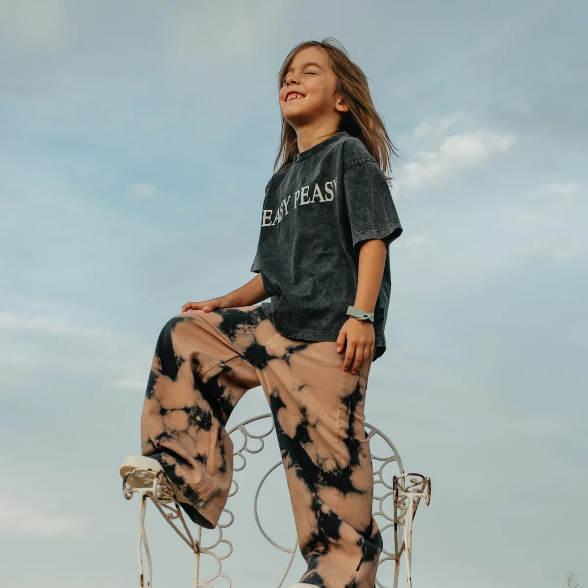 Easy Peasy Embroidered Skate T-Shirt