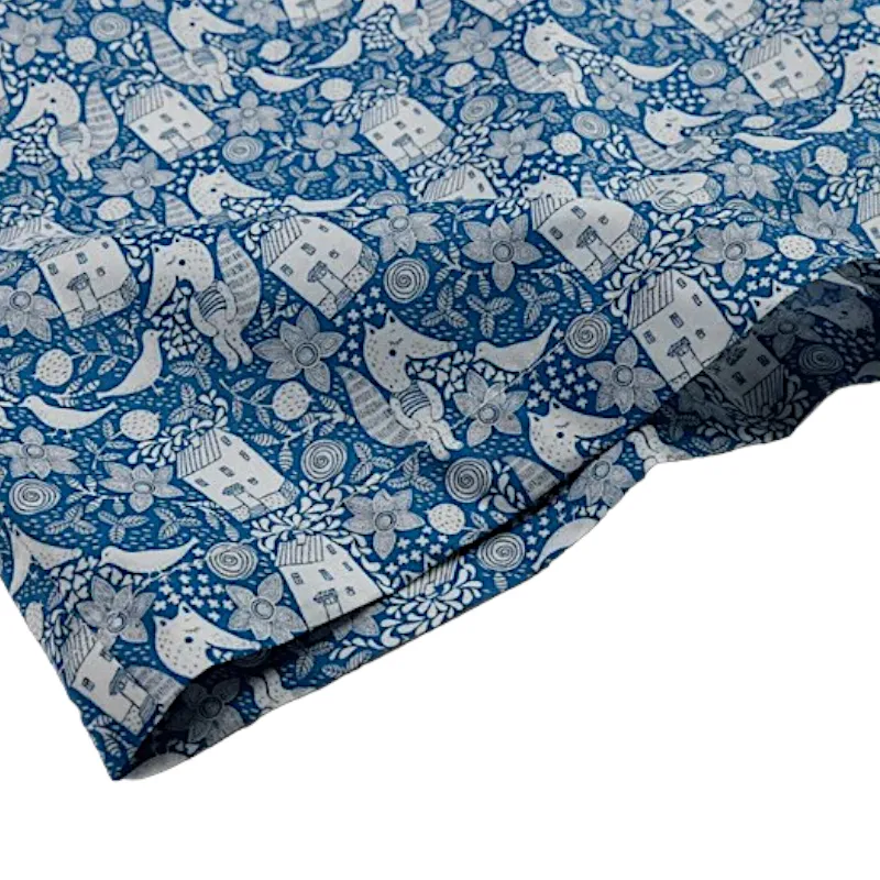 Extreme oversized printed camp shirt