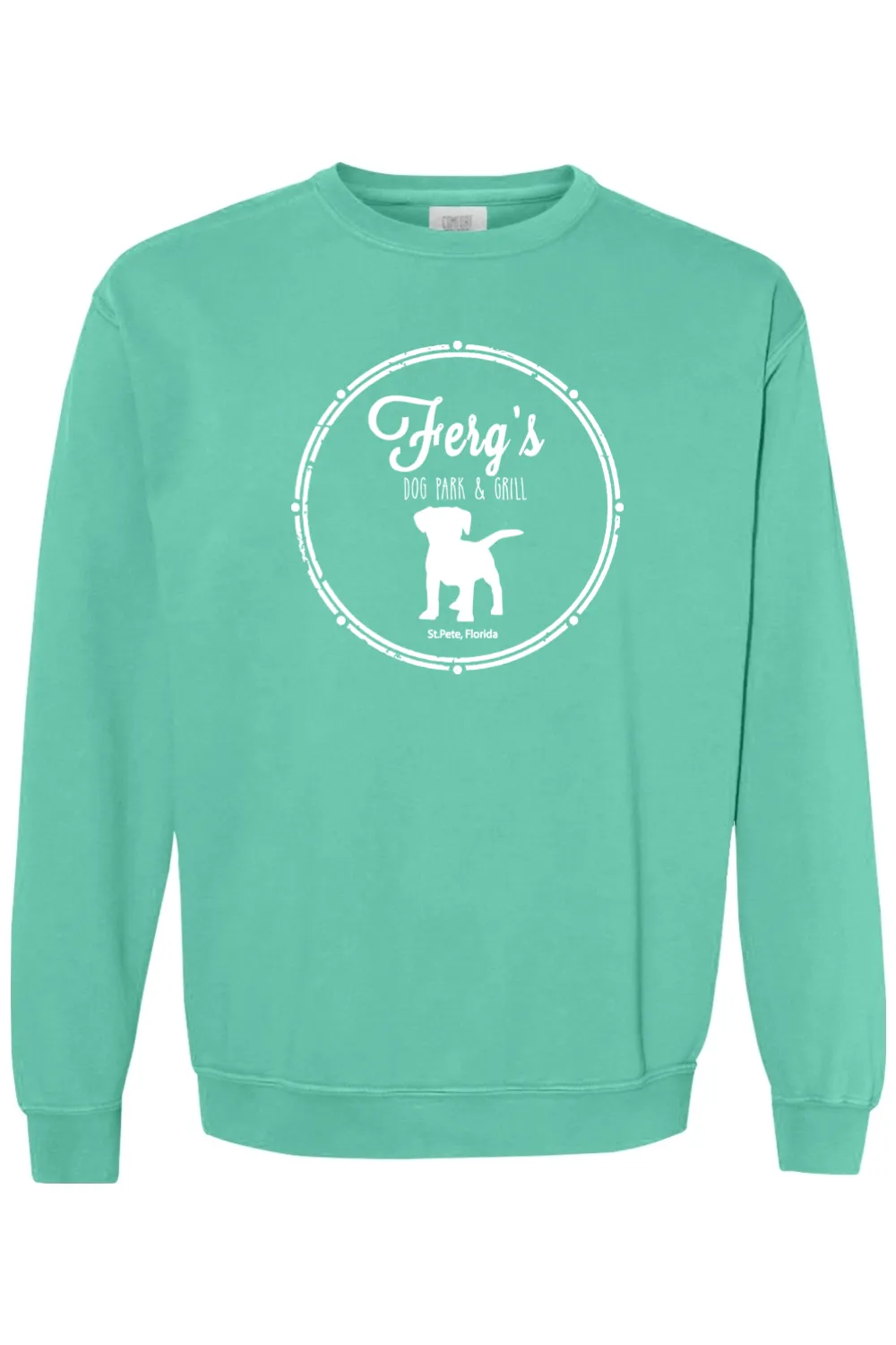 Ferg's Dog Park Comfort Colors Crewneck Sweatshirt