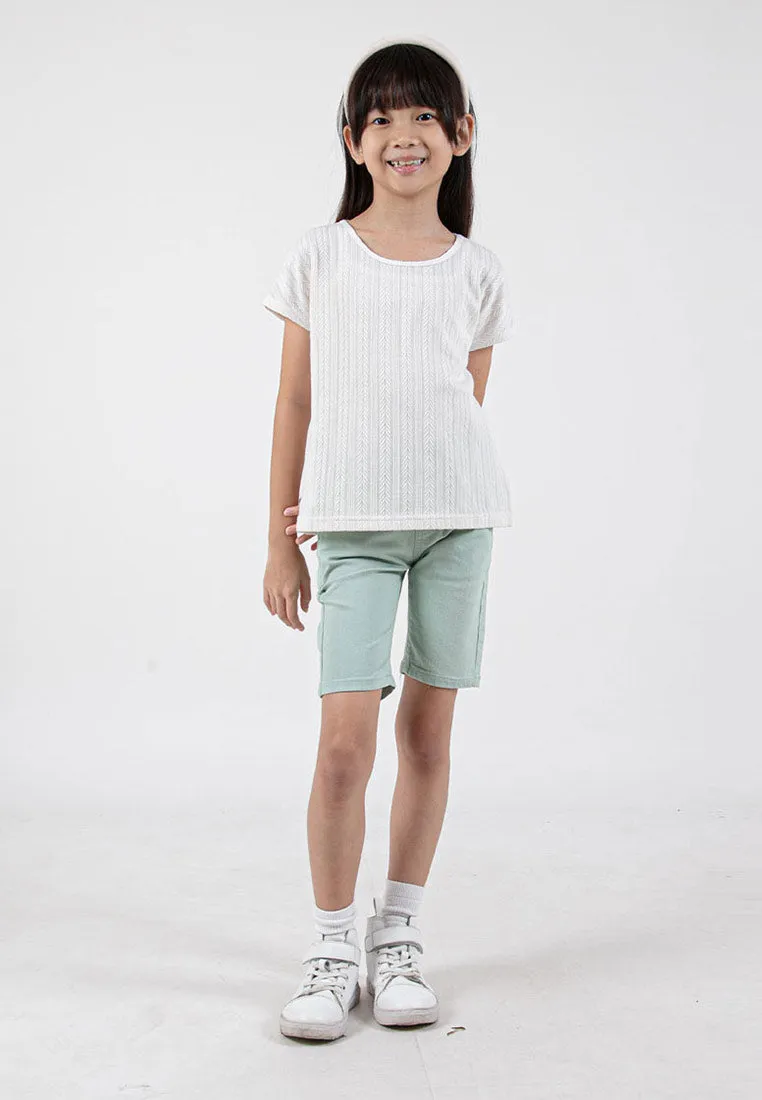 Forest Kids Girls Cotton Twill Bermuda Short Pants  | Seluar Pendek Budak Perempuan - FK865000
