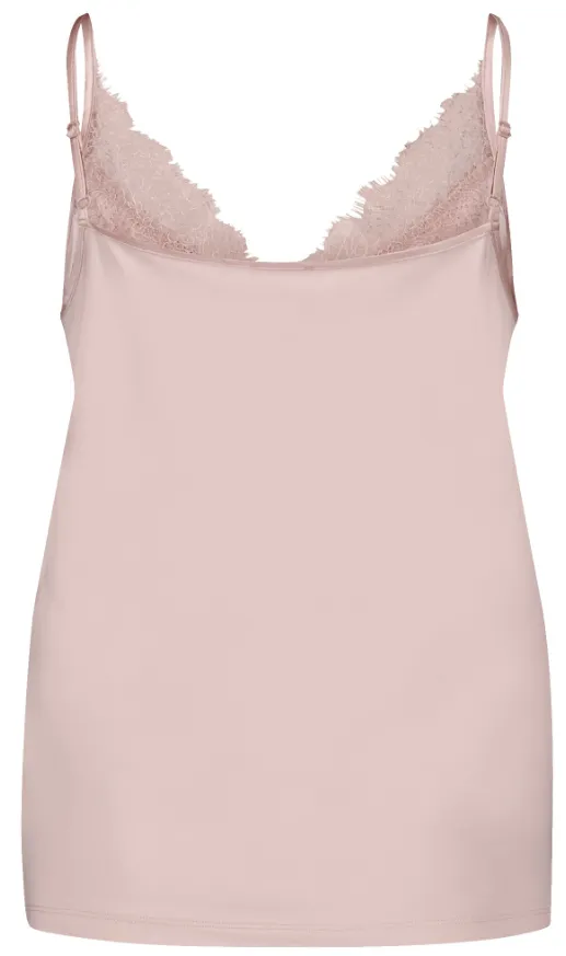 GERRY WEBER<BR>
Flowing Lace Cami Top<BR>
Cream<BR>