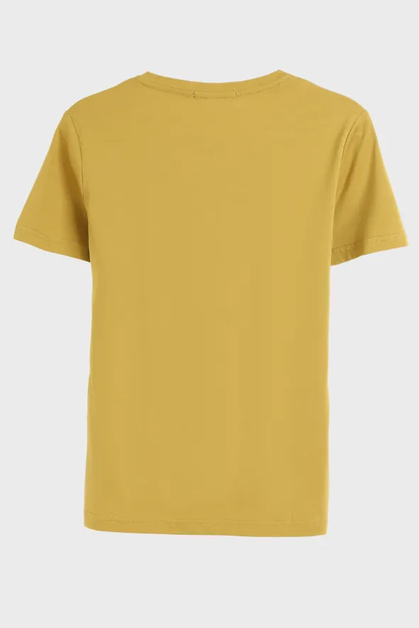 Grand V-Neck Cotton T-Shirt (160g)