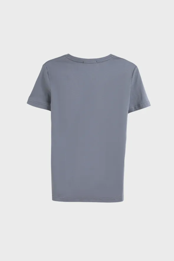 Grand V-Neck Cotton T-Shirt (160g)