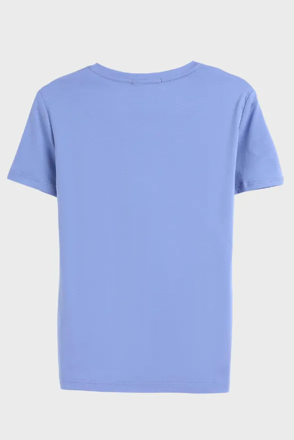 Grand V-Neck Cotton T-Shirt (160g)