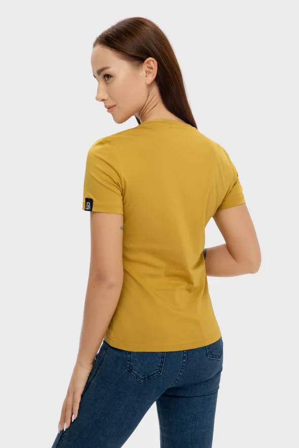 Grand V-Neck Cotton T-Shirt (160g)