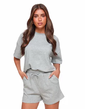 Grijze Zomerse Jogging SS - Sweater