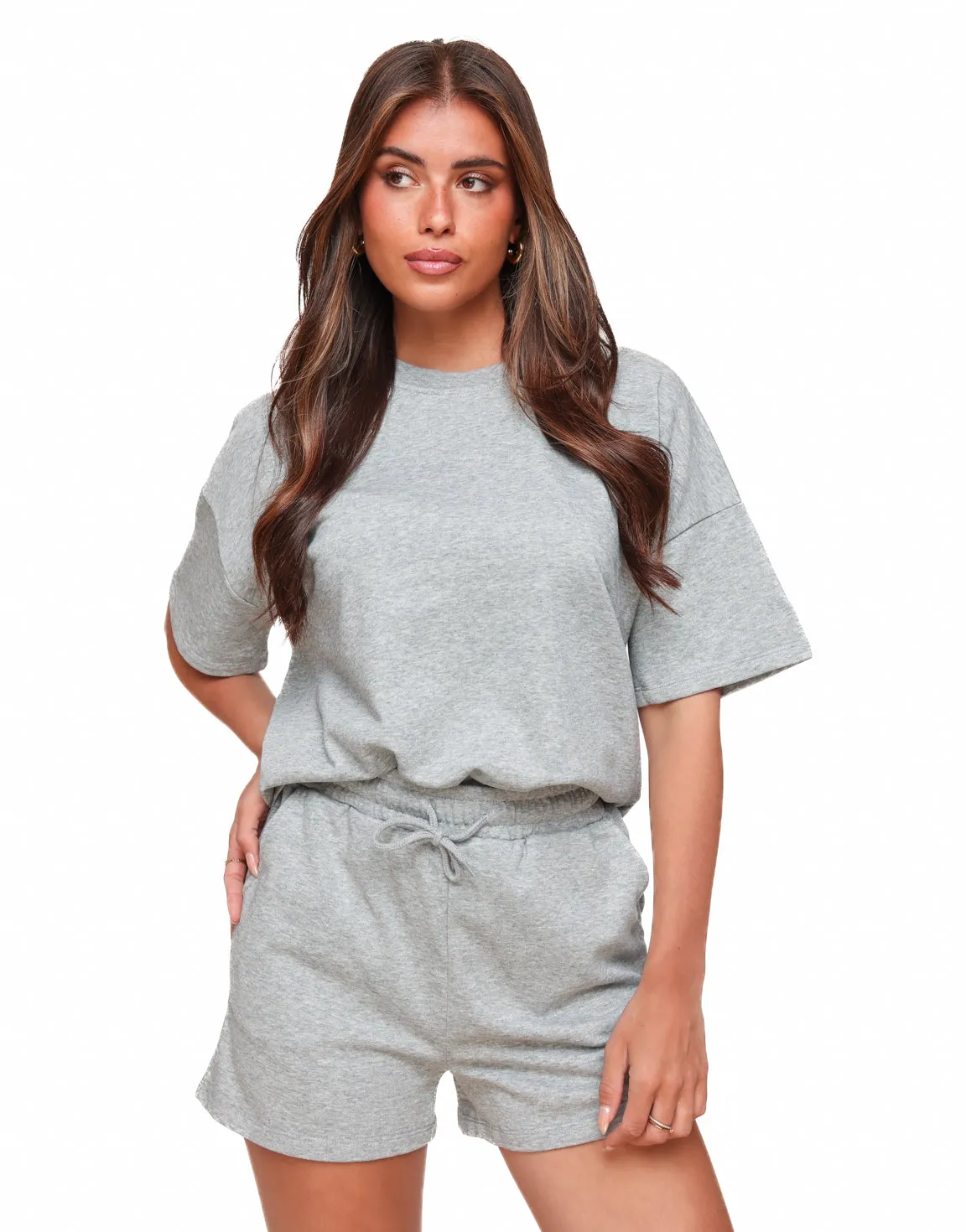 Grijze Zomerse Jogging SS - Sweater