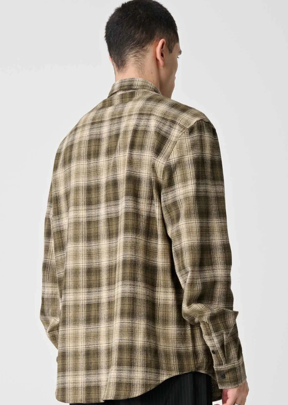 Grip Check Shirt Tan