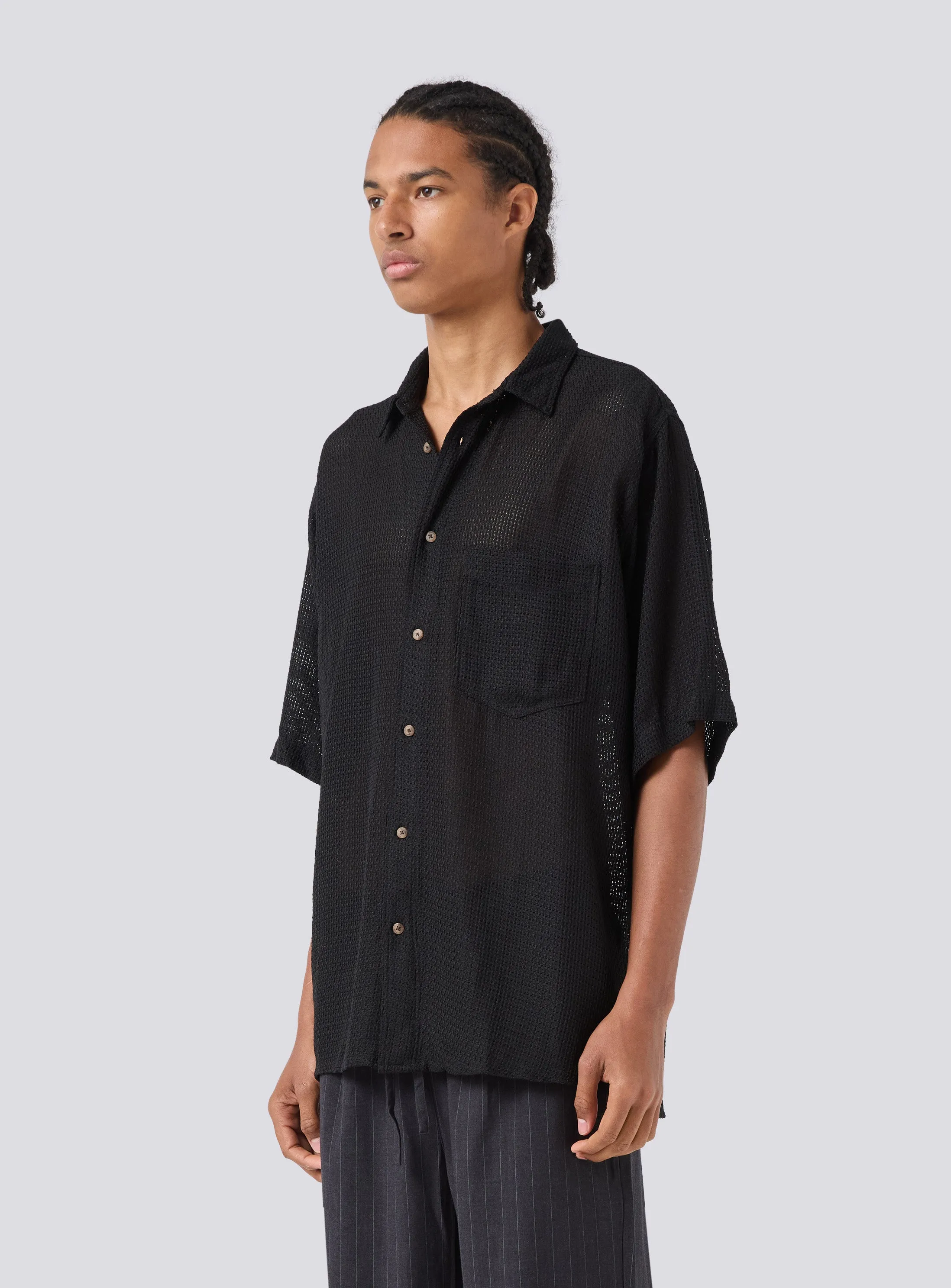 Homie Shirt Black Knit
