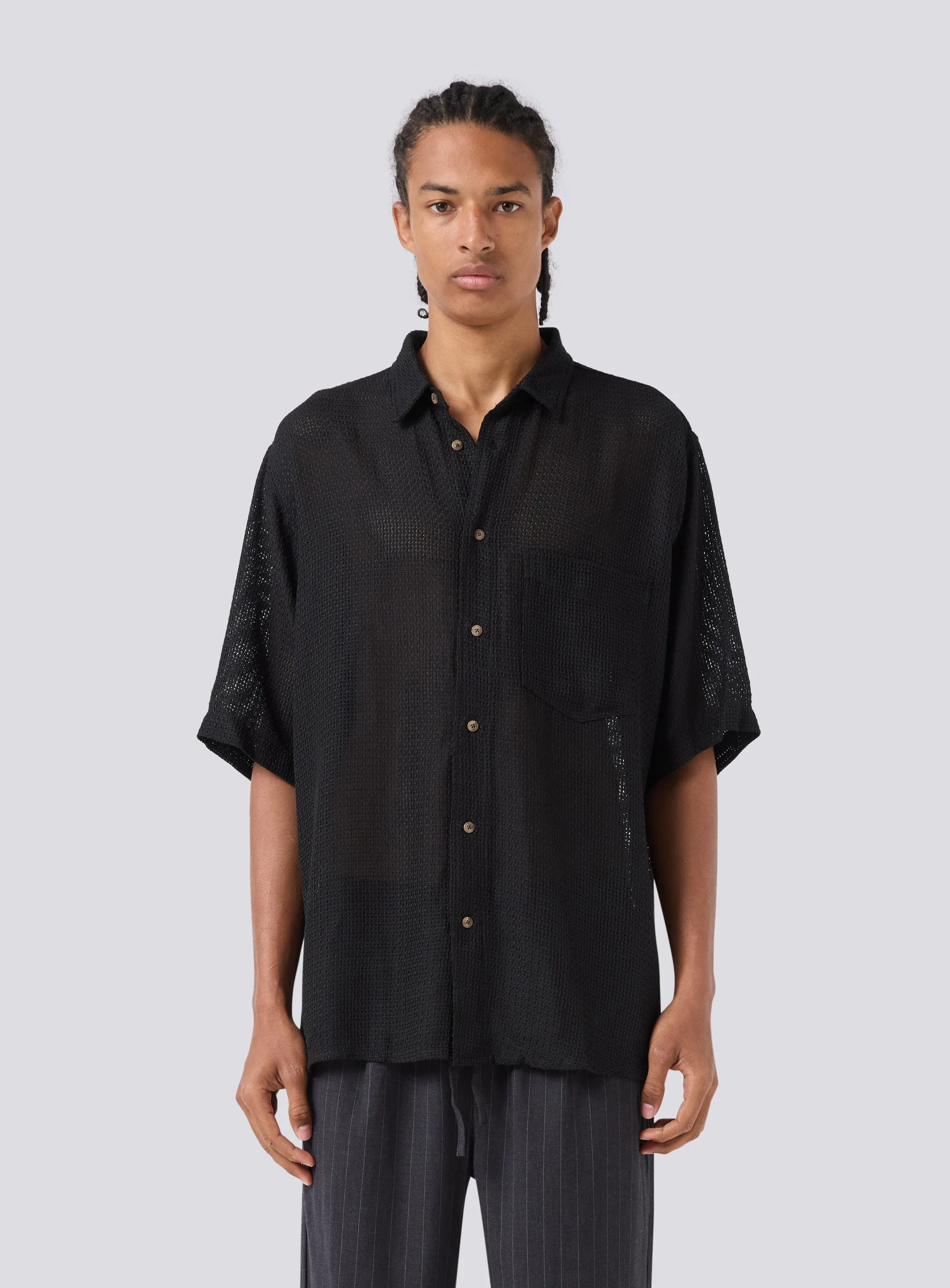 Homie Shirt Black Knit