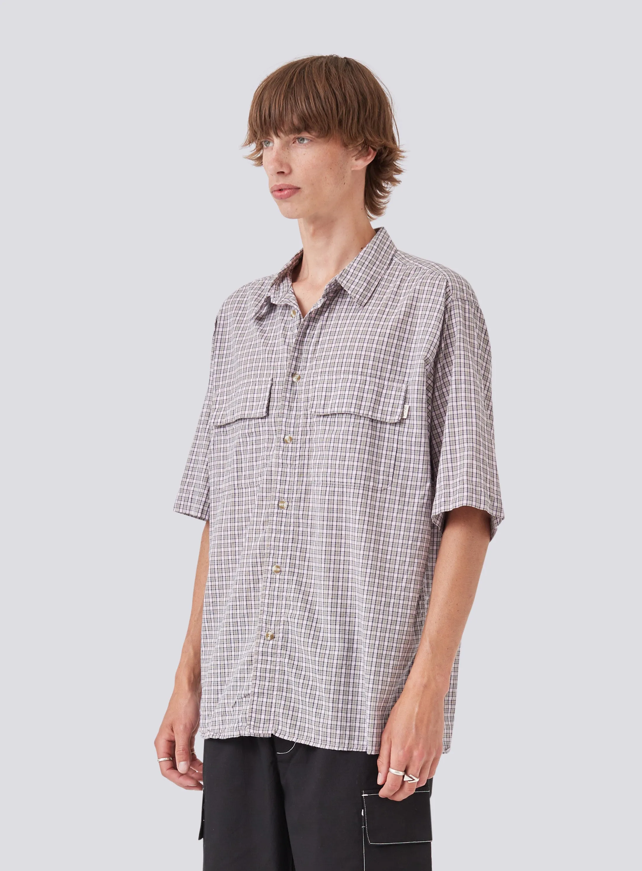 Homie Shirt Pink Plaid