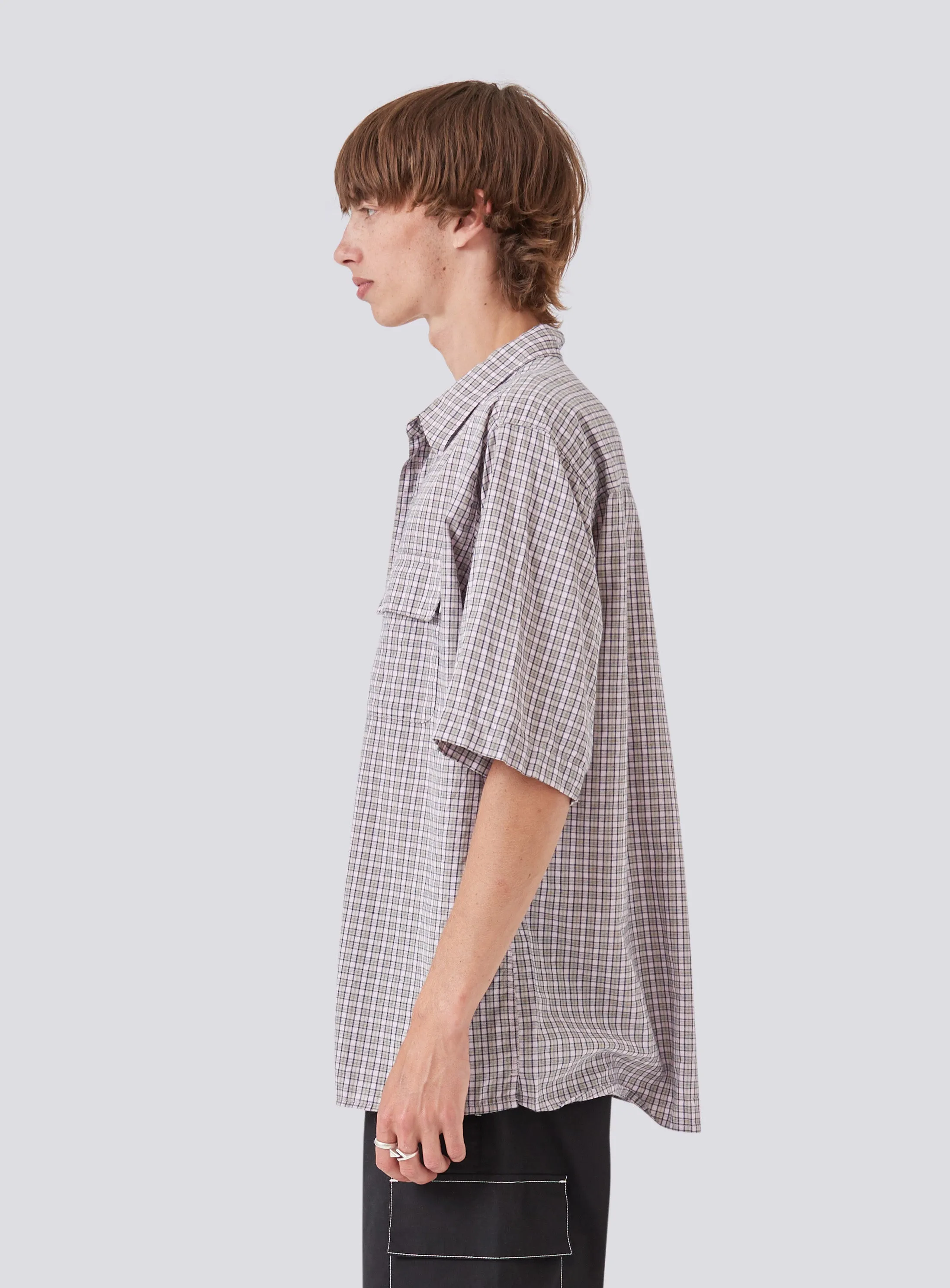 Homie Shirt Pink Plaid