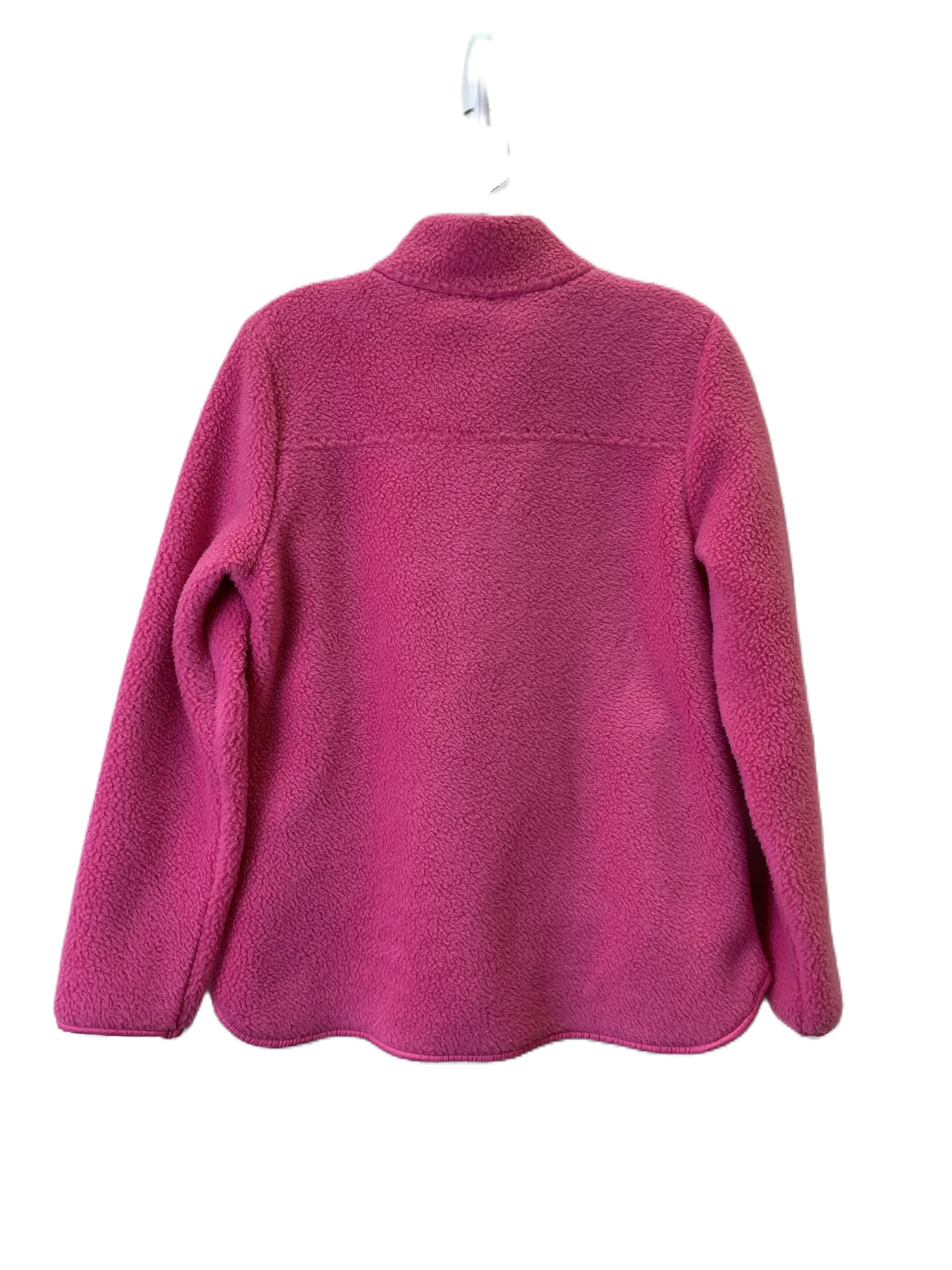 Jacket Fleece By Talbots In Pink, Size: M
