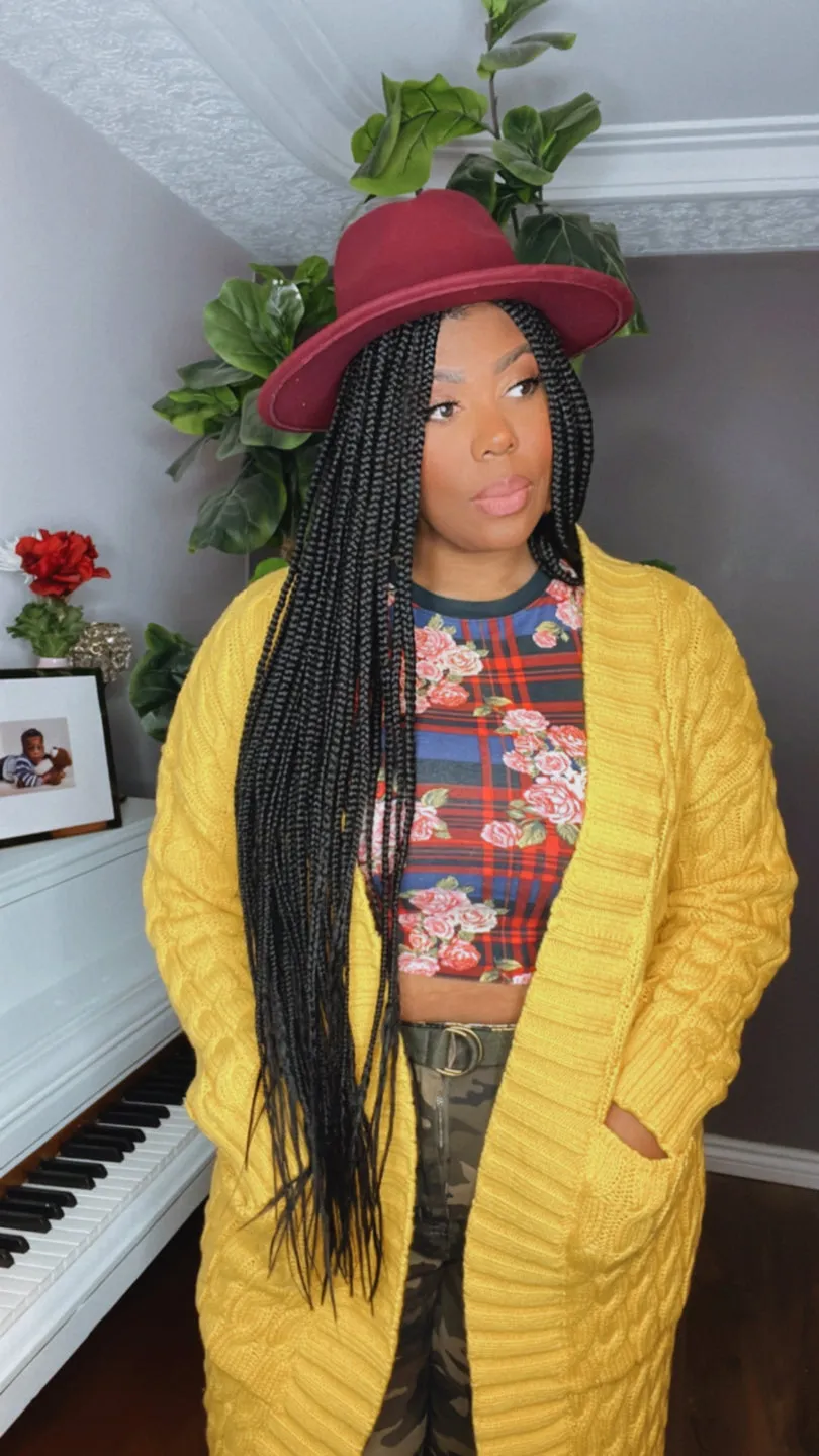 KEEP ME WARM Cardigan (Yellow Mustard)