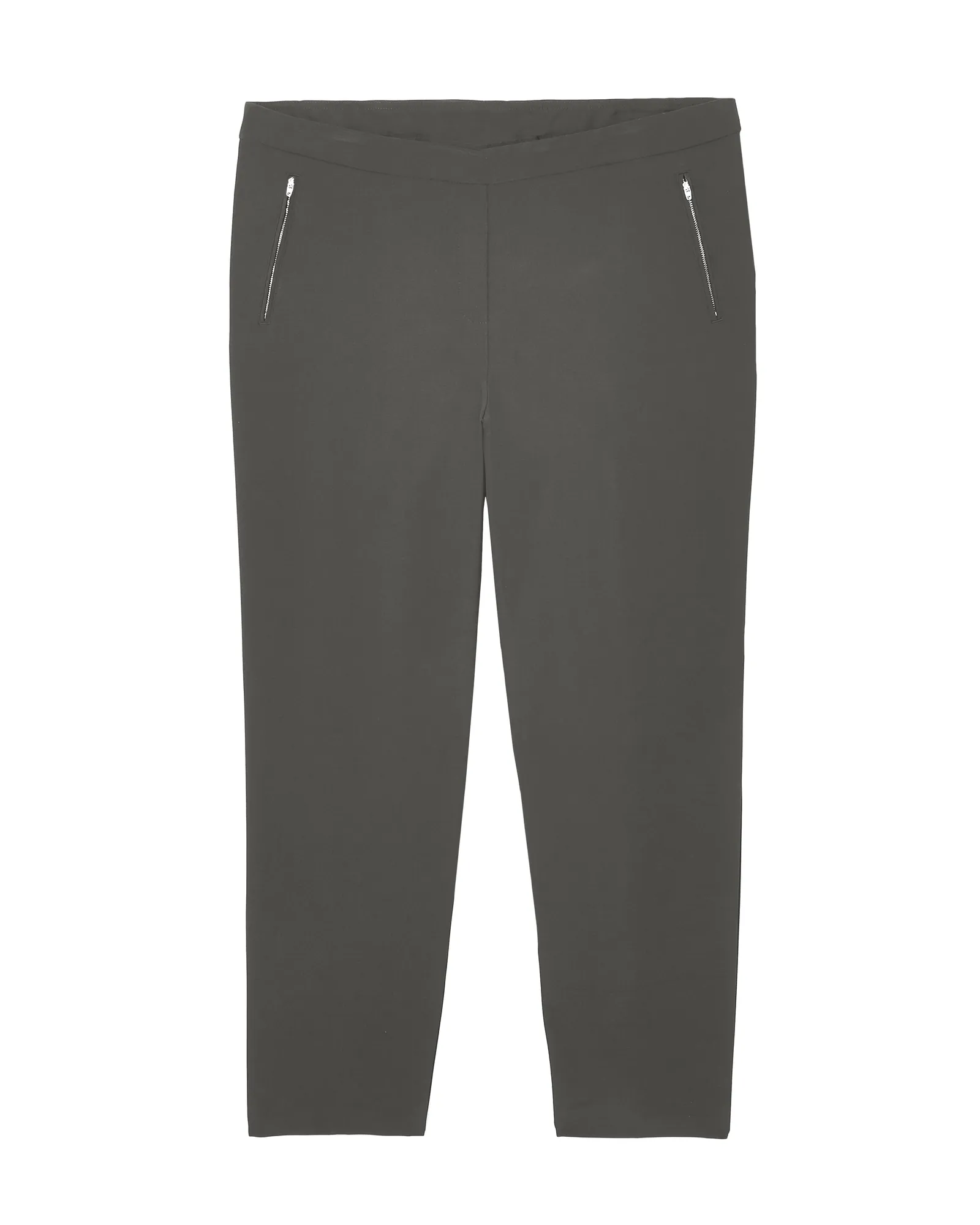 Leon Pant with Zipper Details | Light Grey