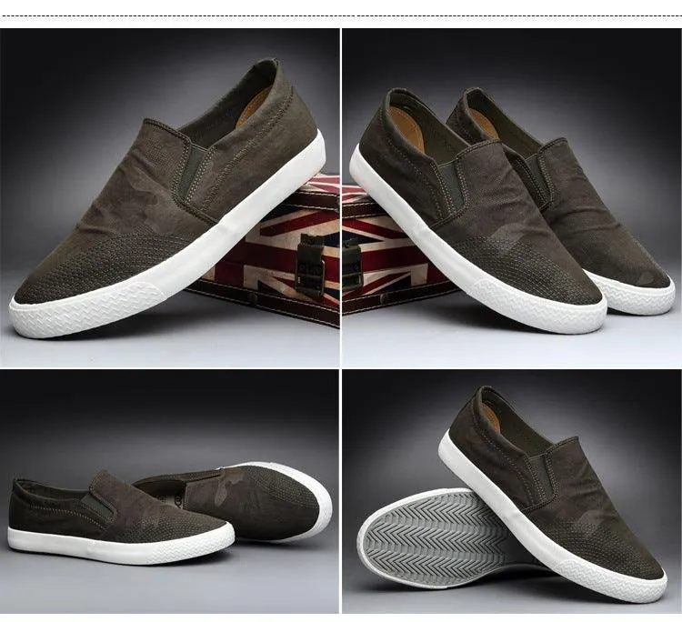 Men's Canvas Shoes Casual Popular Men's Cloth