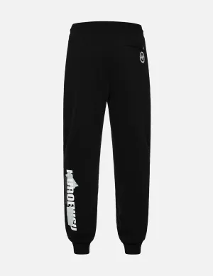 Multiple Branding Elements Print Slim Fit Sweatpants