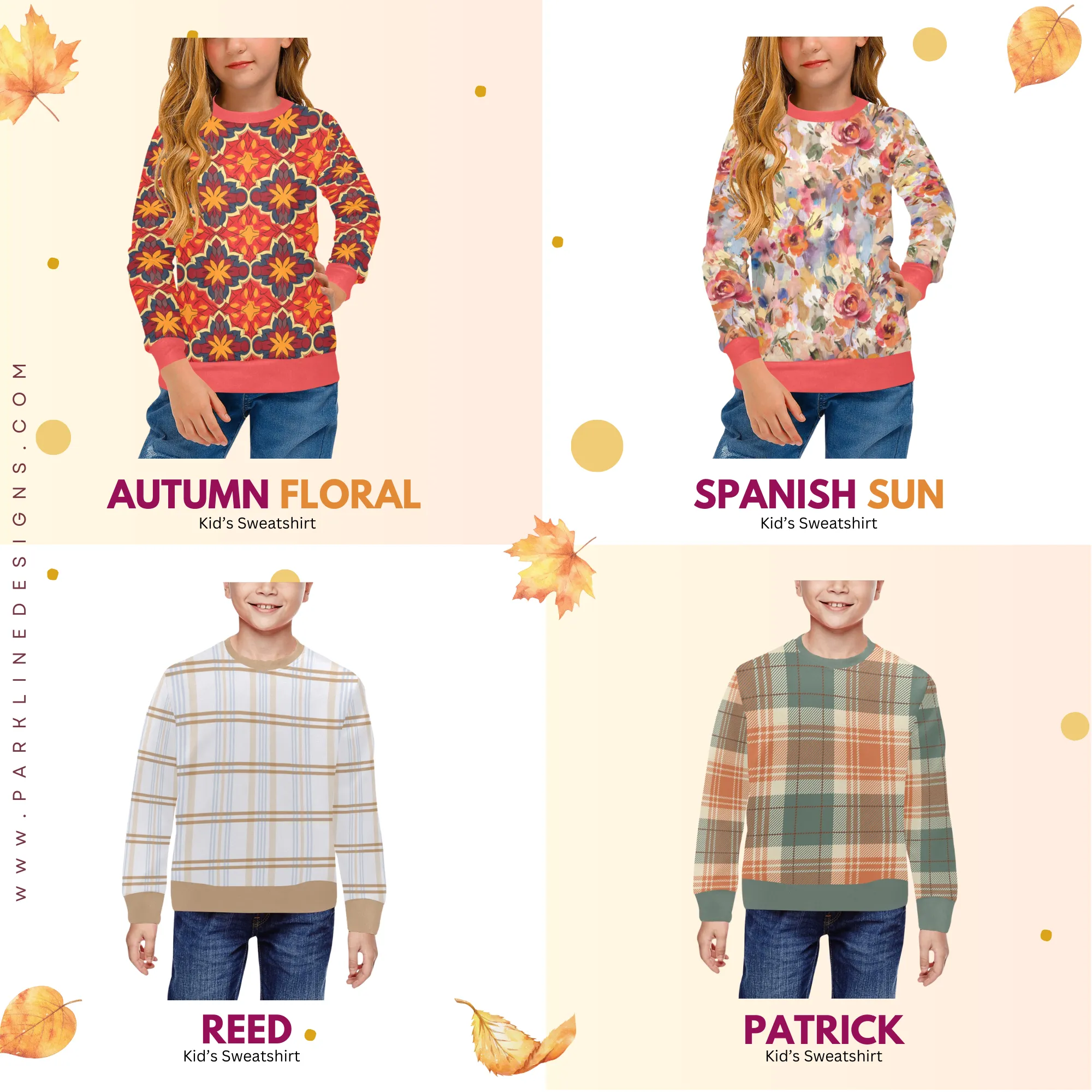 Pumpkin Patch 2 Crew Neck Sweatshirt | All Over Print | Cozy Fall & Winter Wardrobe Essential