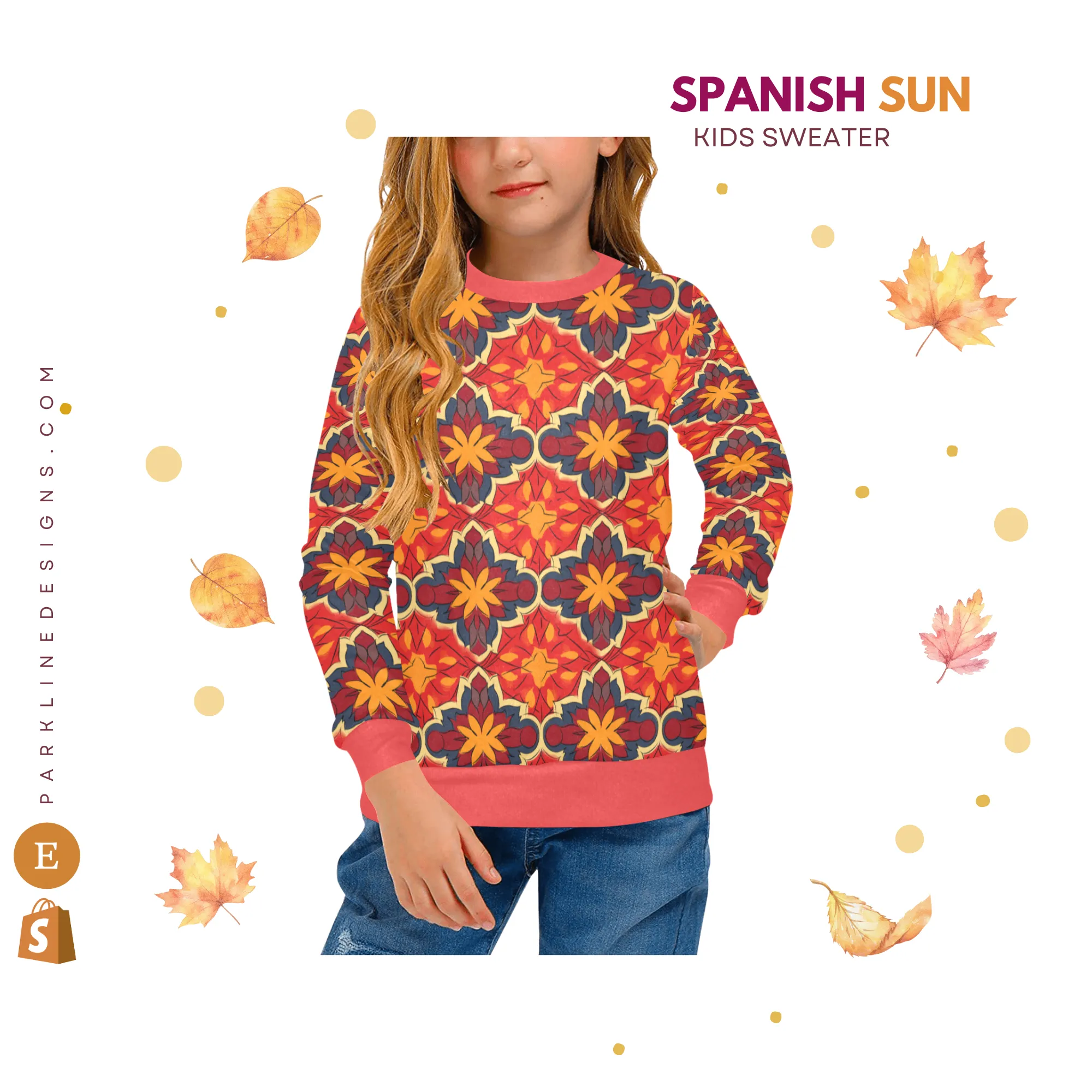 Pumpkin Patch 2 Crew Neck Sweatshirt | All Over Print | Cozy Fall & Winter Wardrobe Essential