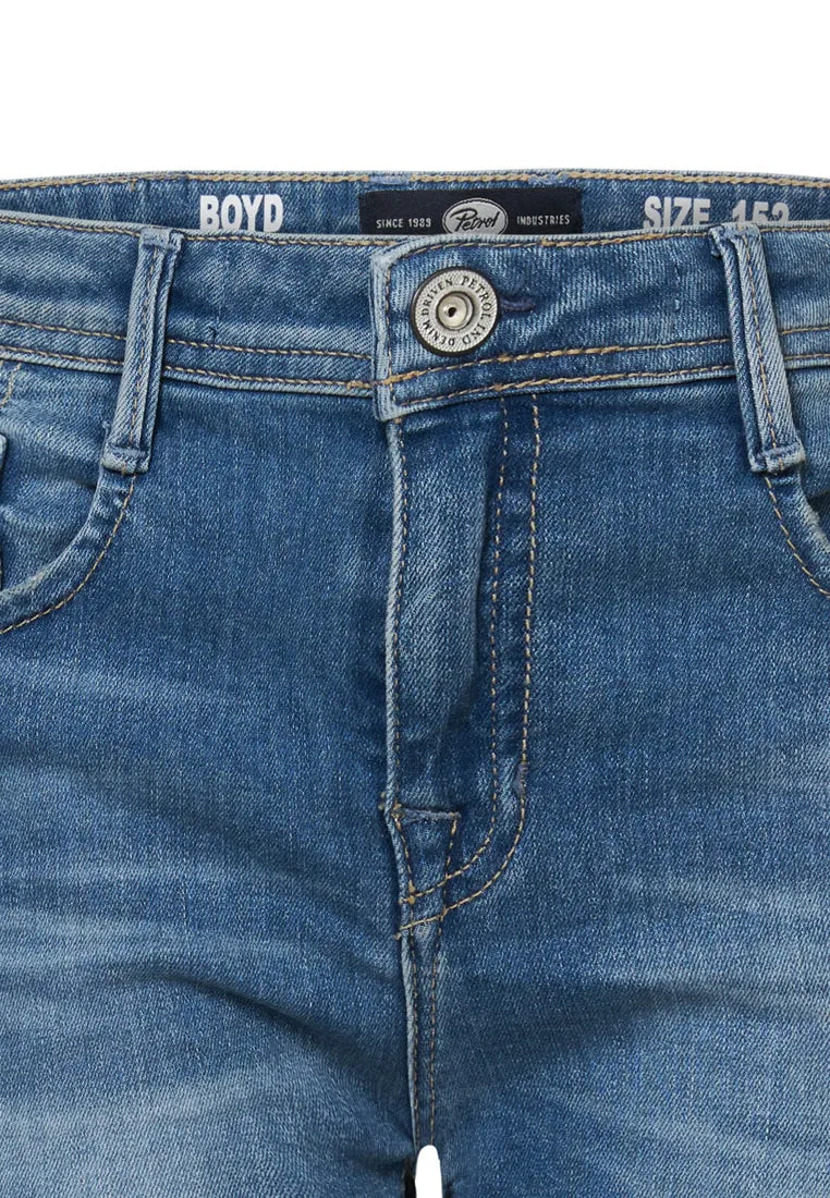 Ripped & Repaired Denim Shorts Jolla Cove