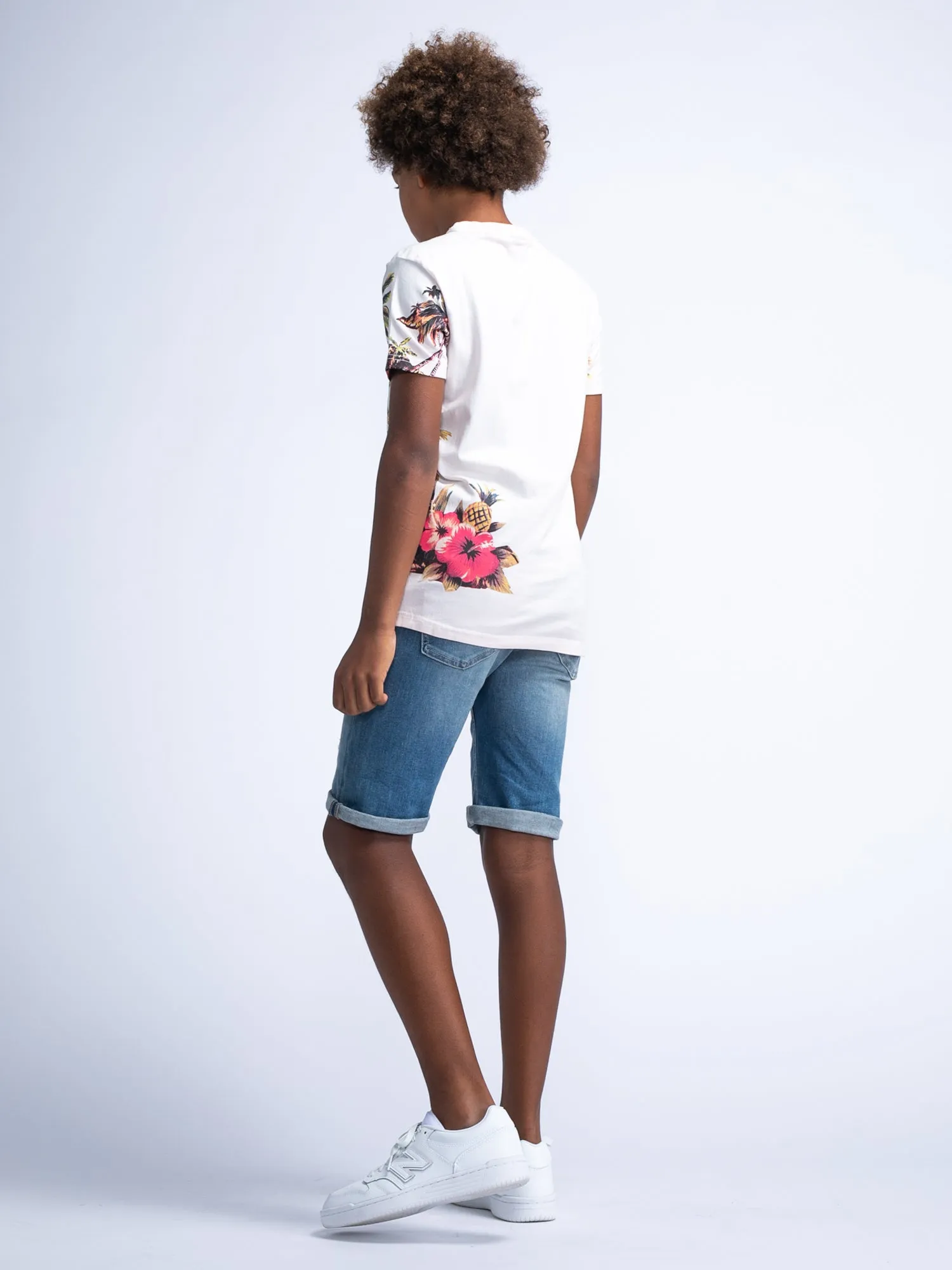 Ripped & Repaired Denim Shorts Jolla Cove