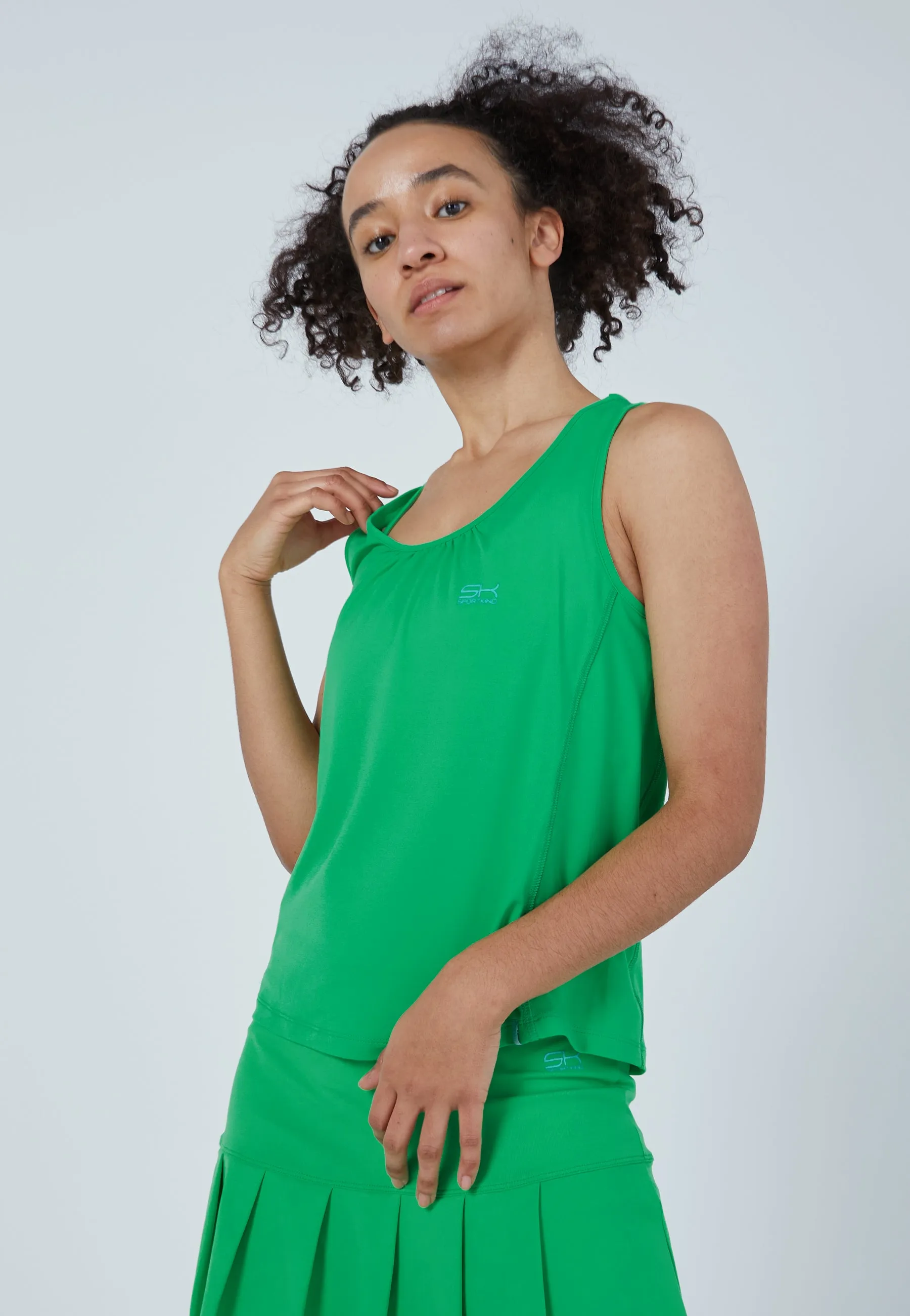 Tennis Loose Fit Tank Top, green