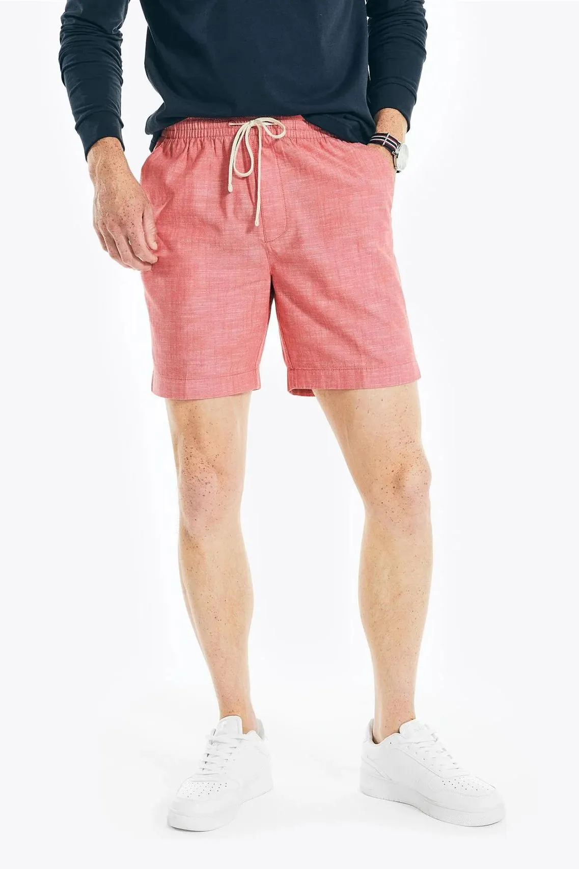 Textured Cotton Boardwalk Shorts