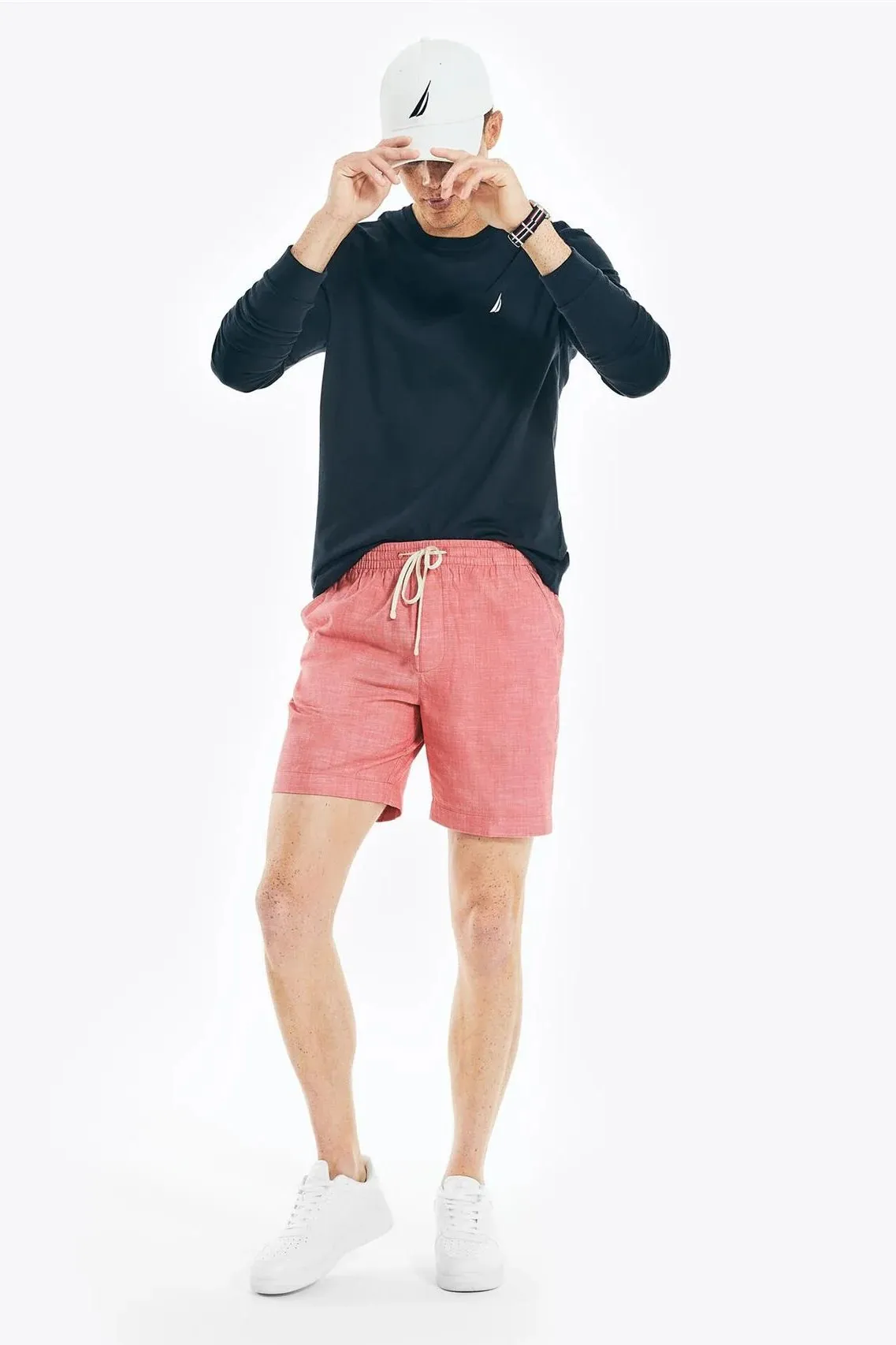 Textured Cotton Boardwalk Shorts
