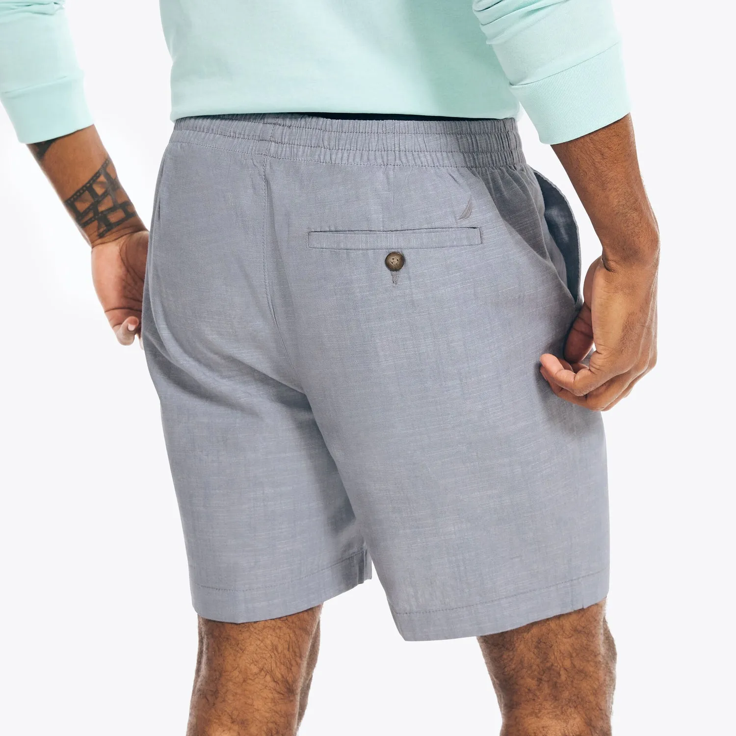 Textured Cotton Boardwalk Shorts