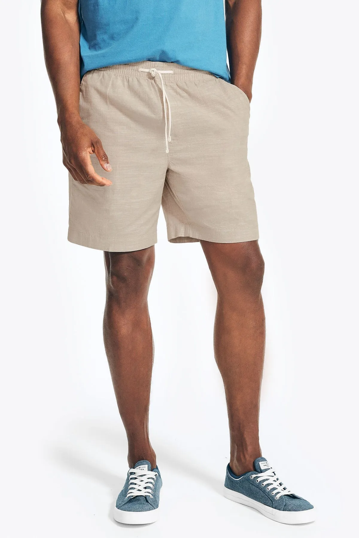 Textured Cotton Boardwalk Shorts