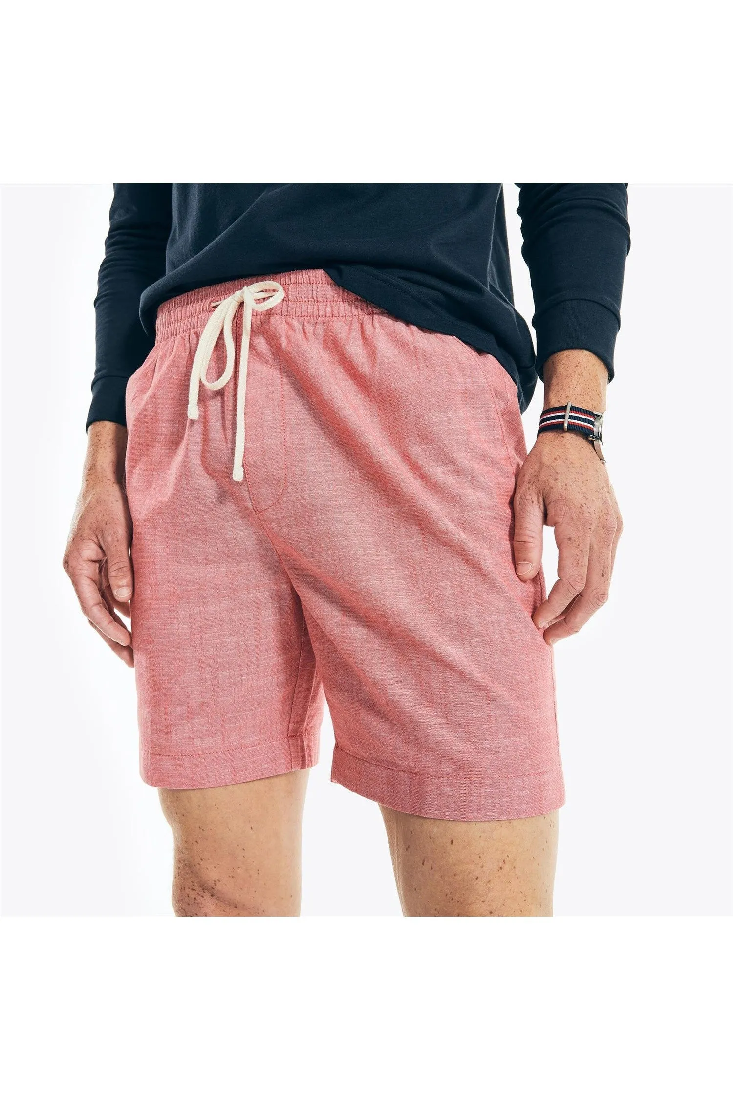 Textured Cotton Boardwalk Shorts