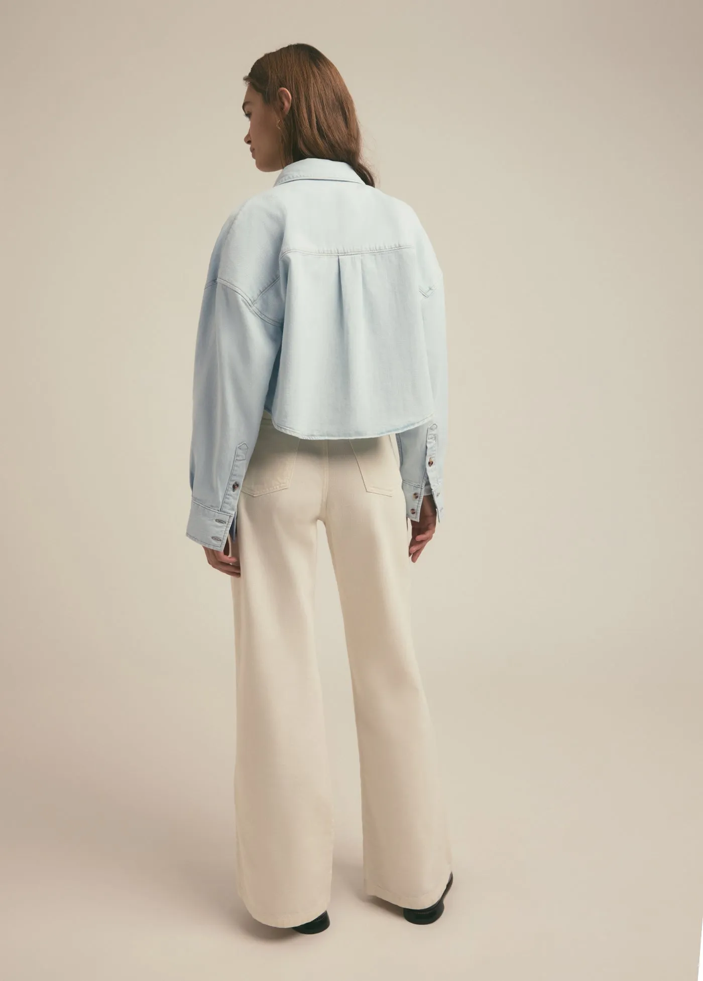 THE CROP EX-BOYFRIEND SHIRT