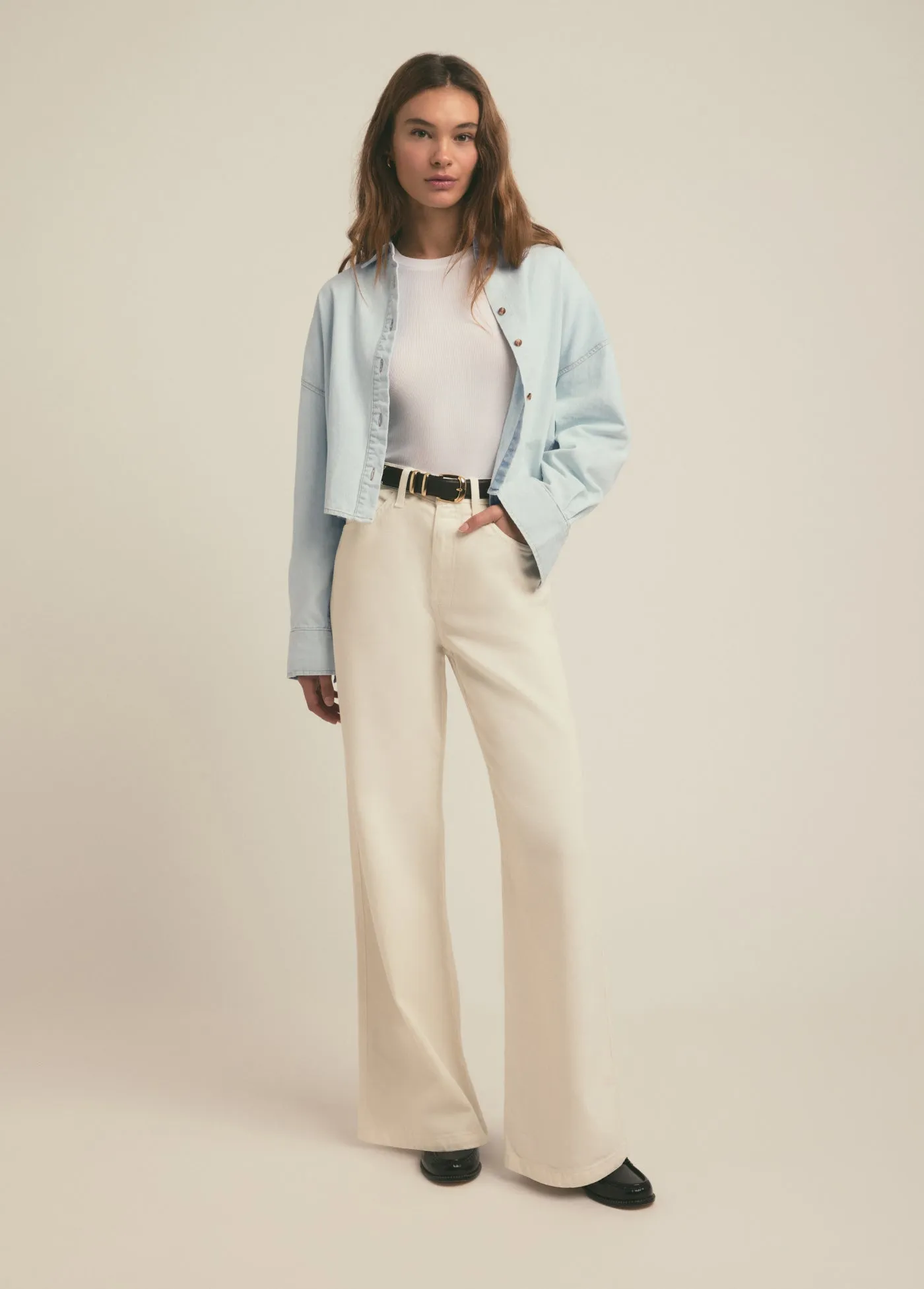 THE CROP EX-BOYFRIEND SHIRT