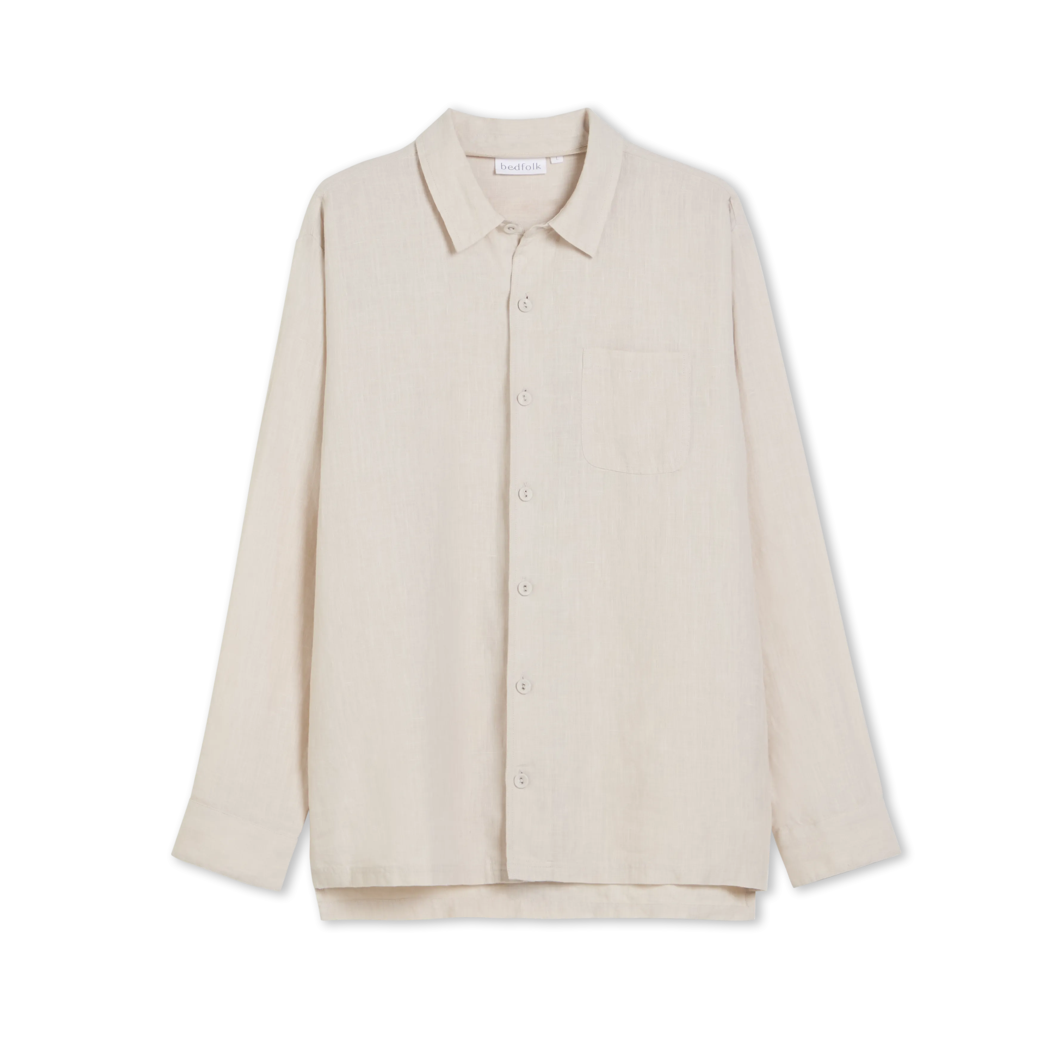 The Men's Linen Shirt - Clay