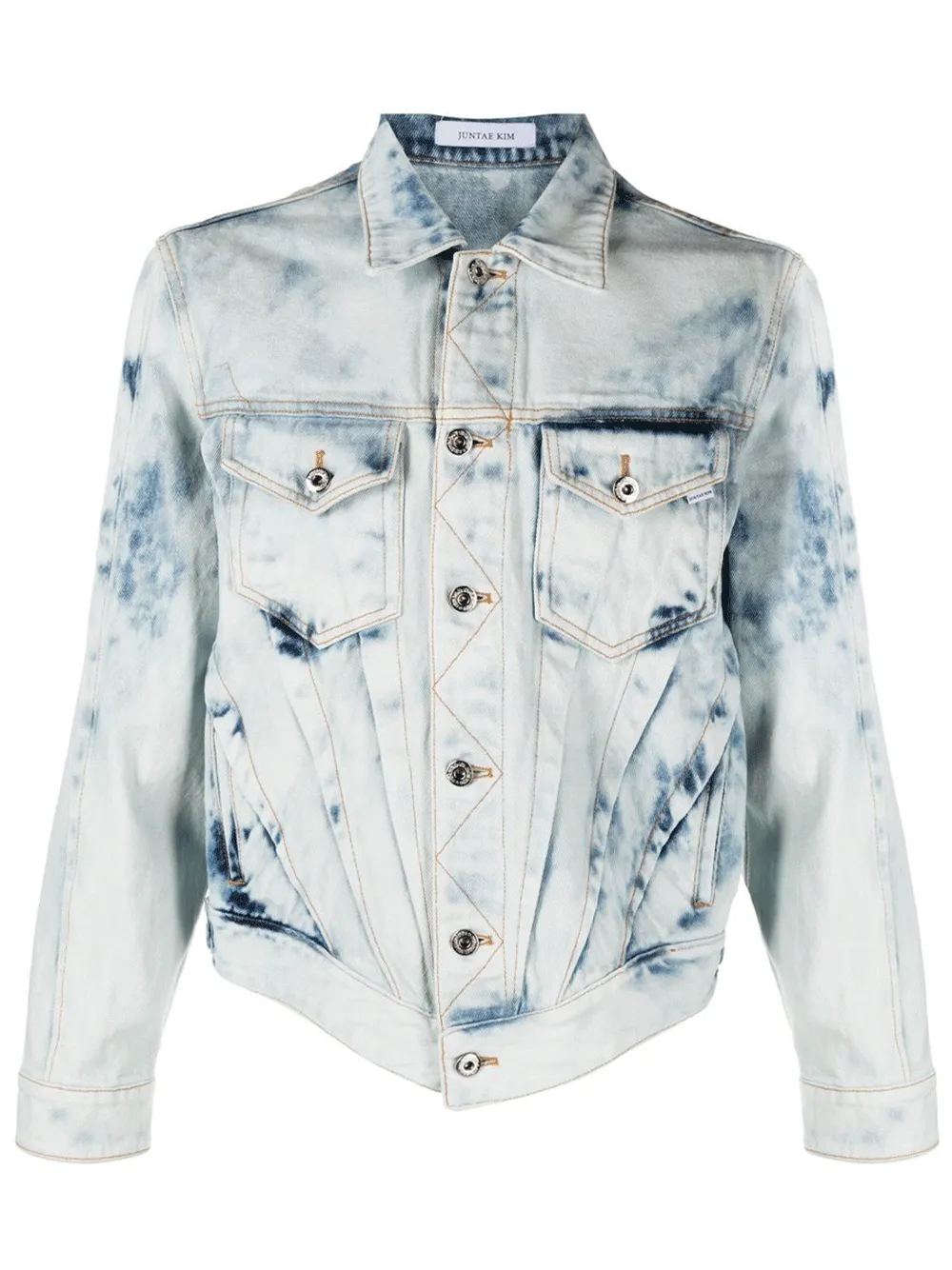 Washed Dart Denim Jacket